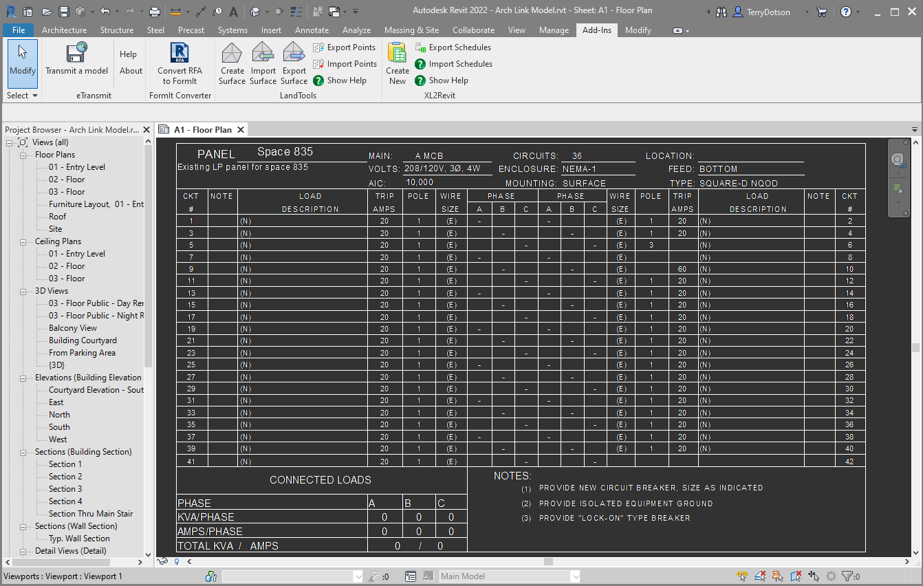 Office Revit Graphic Example